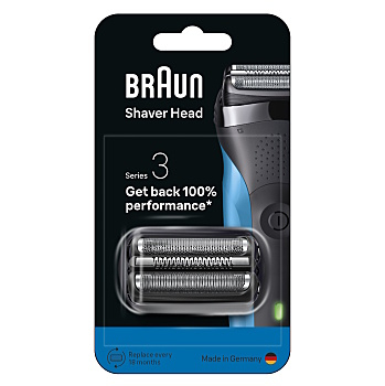 BRAUN Náhradní hlavice pro elektrický holící strojek series 3 21B (Žiletky a náhradní břity)