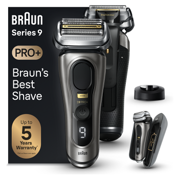 BRAUN Series 9 PRO+ elektrický holící strojek šedý 9525s Grey