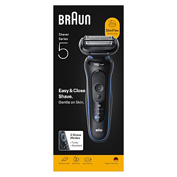 BRAUN Series 5 52-B1650s Elektrický holící strojek (Elektrické holicí strojky) - Bezdrátový, Elektrické, Dobíjecí