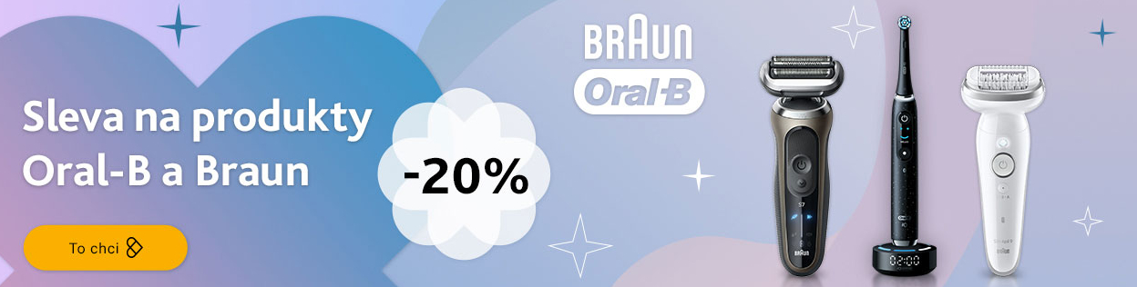 SLEVA 20 % na Braun a Oral-B