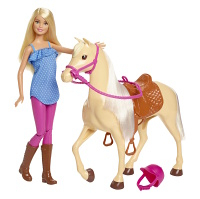 BARBIE Panenka s koněm