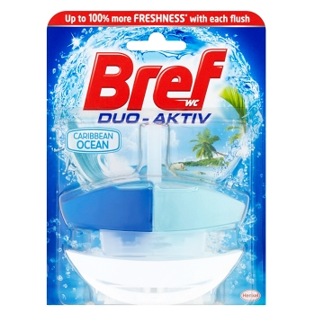 BREF Duo-Aktiv Caribbean Ocean tekutý WC blok 50 ml