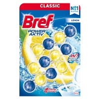 BREF Power Aktiv Tuhý WC blok Lemon 3 x 50 g