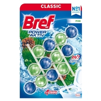 BREF Power Aktiv Tuhý WC blok Pine 3 x 50 g
