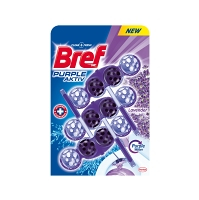 BREF Purple Aktiv Tuhý WC block Lavender 3 x 50 g