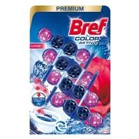 BREF Color Activ Tuhý WC blok Flower 4 x 50 g