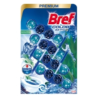 BREF Color Aktiv Tuhý WC blok Eucalyptus 4 x 50 g