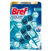 BREF Color Aktiv Tuhý WC blok Ocean 3 x 50 g