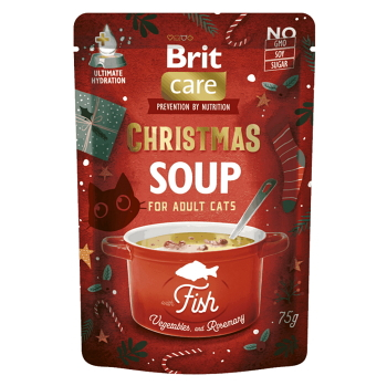 BRIT Care Christmas Fish Soup vánoční polévka pro kočky 75 g (Vývary a polévky pro kočky)
