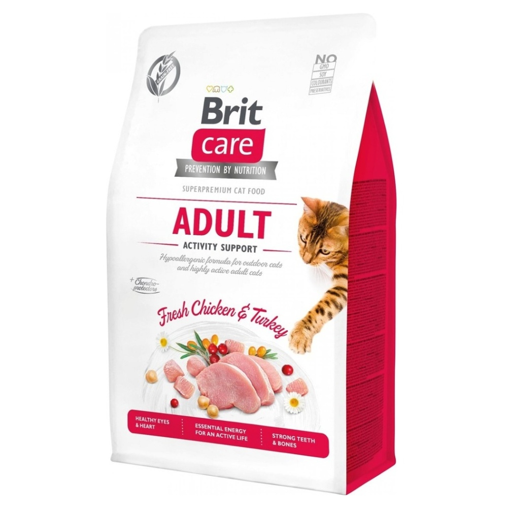Levně BRIT Care Cat Adult Activity Support granule pro aktivní kočky 1 ks, Hmotnost balení: 2 kg
