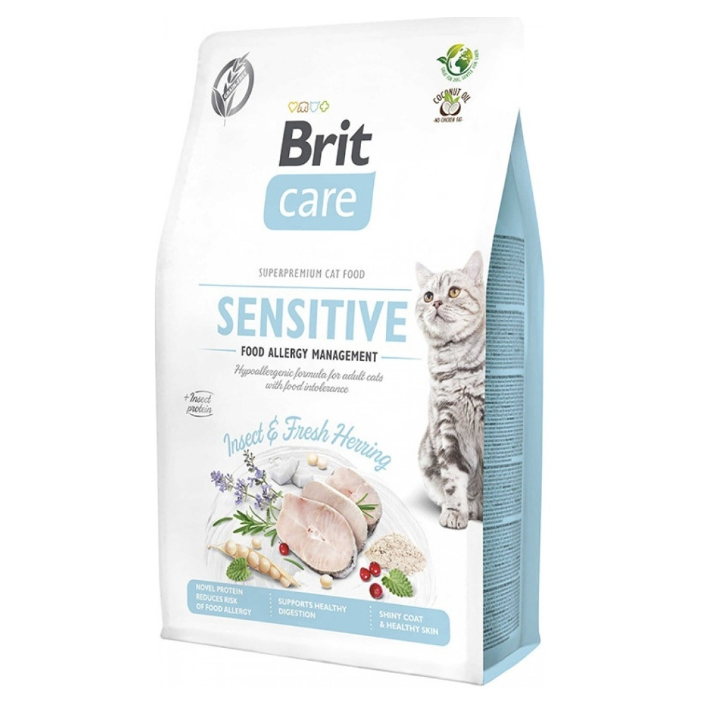 E-shop BRIT Care Cat Insect. Food Allergy Management granule pro kočky s alergií 1 ks, Hmotnost balení: 2 kg