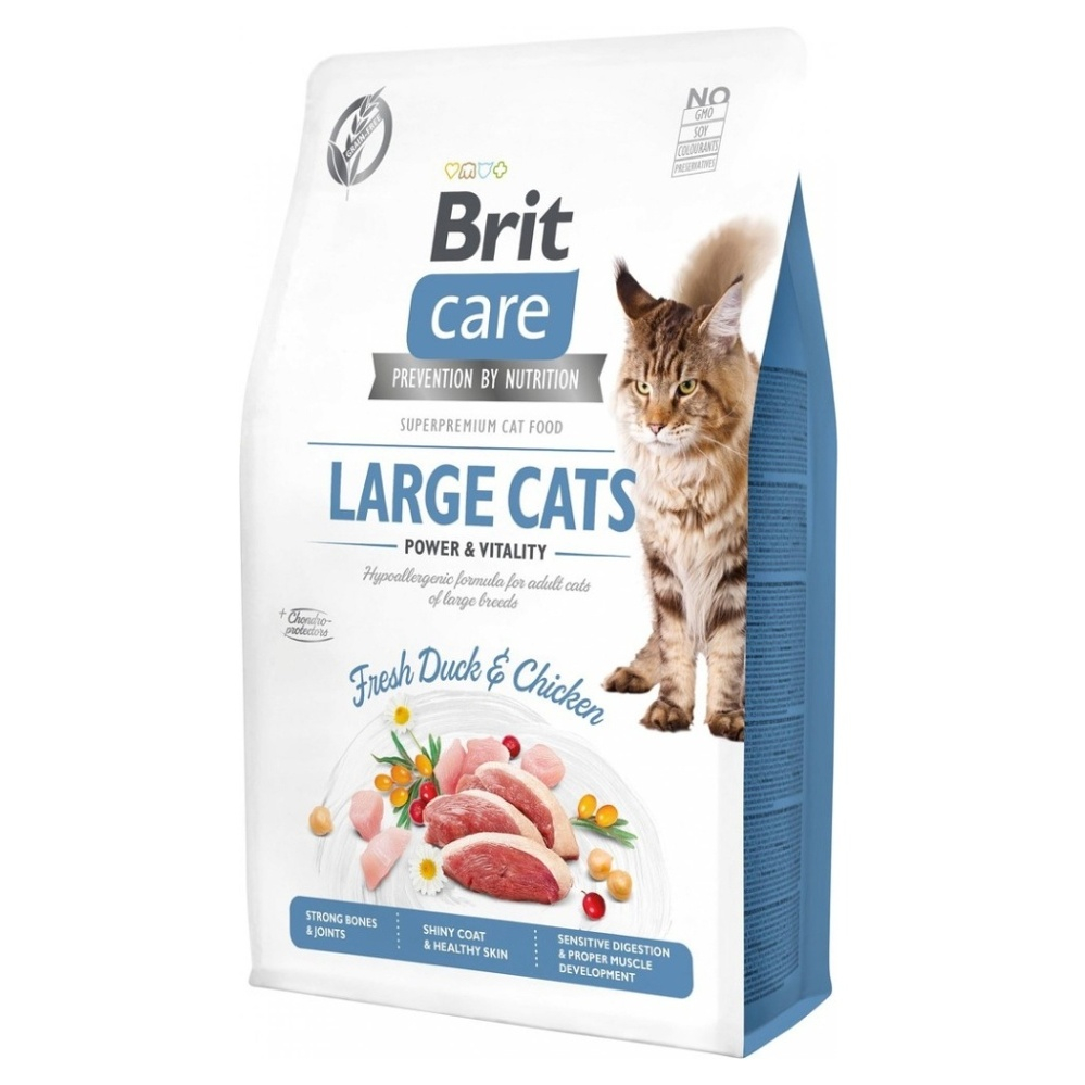 Levně BRIT Care Cat Large cats Power&Vitality granule pro velké kočky 1 ks, Hmotnost balení: 2 kg