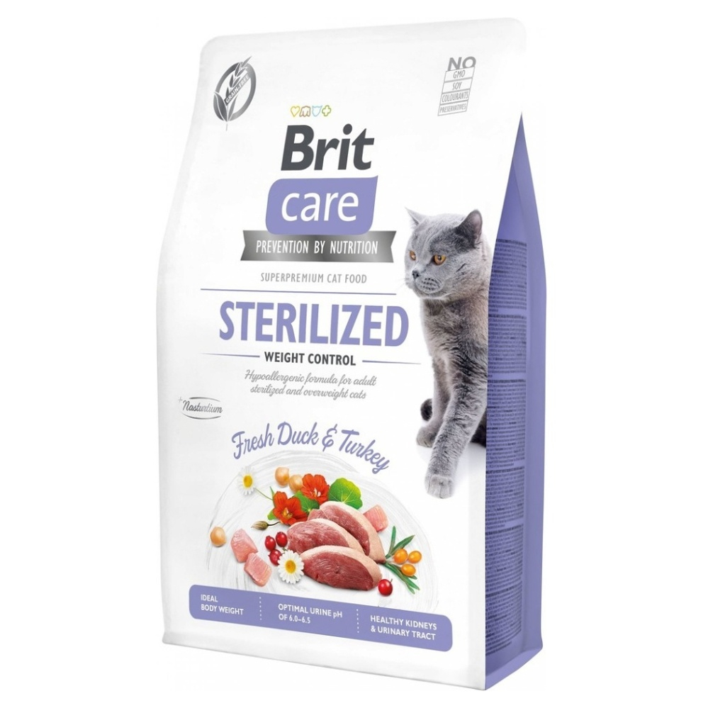 Levně BRIT Care Cat Sterilized Weight Control granule pro sterilované kočky 1 ks, Hmotnost balení: 7 kg
