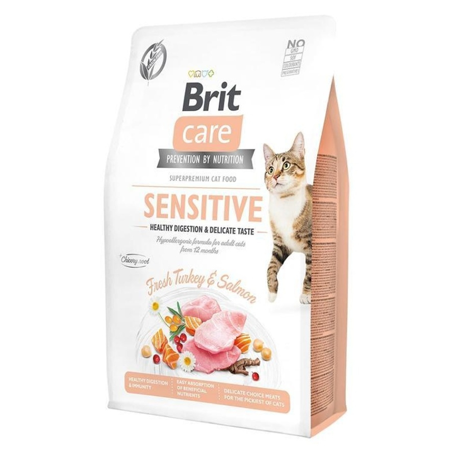 Levně BRIT Care Cat Sensitive Heal.Digest&Delicate Taste granule pro citlivé kočky 1 ks, Hmotnost balení: 2 kg