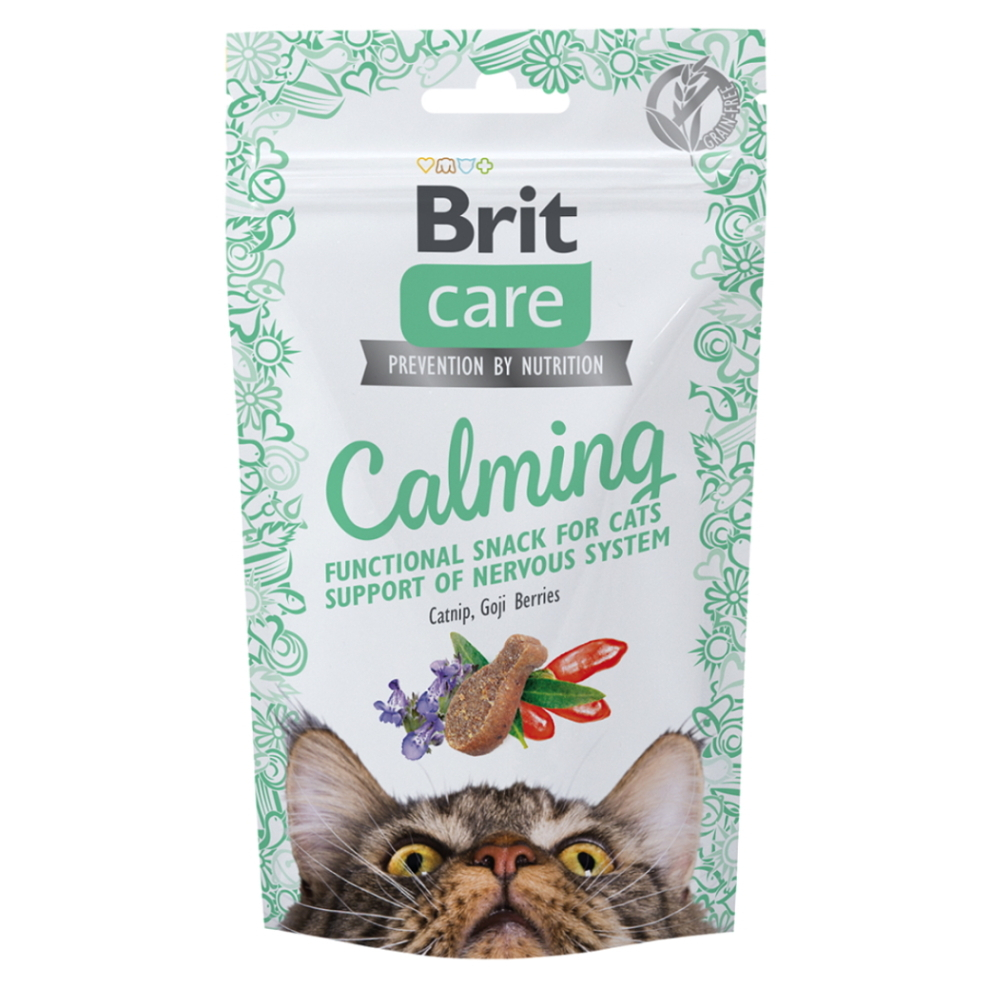 Levně BRIT Care Snack Calming s goji pro kočky 50 g