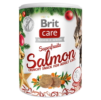 BRIT Care Cat Snack Christmas Superfruits pamlsek pro kočky 100 g