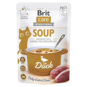 BRIT Care Cat Soup with Duck vývar pro kočky 75 g
