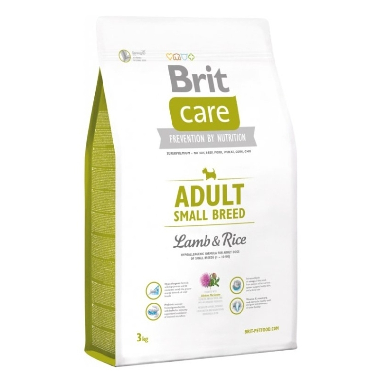 BRIT Care Adult Small Breed Lamb & Rice granule pro psy 3 kg