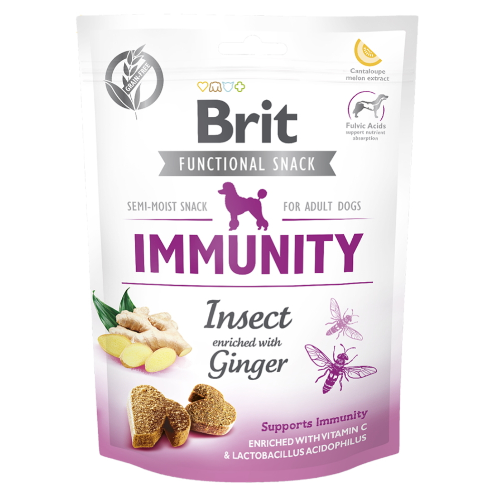 E-shop BRIT Care Functional Snack Immunity Insect s hmyzem a zázvorem pro psy 150 g