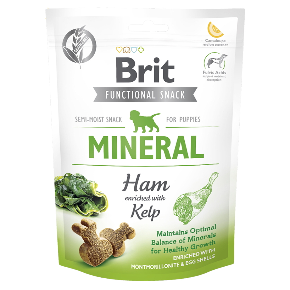 BRIT Care Functional Snack Mineral Ham šunka s kelpou pro štěňata 150 g