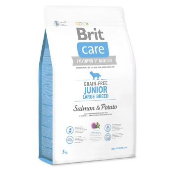 BRIT Care Grain-free Junior Large Breed Salmon & Potato granule pro psy 3 kg