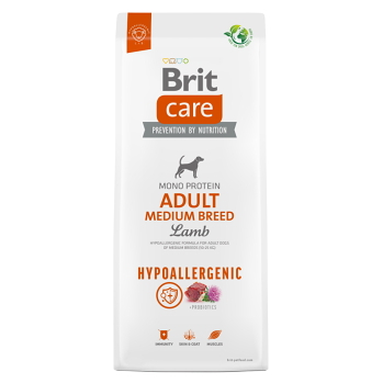 BRIT Care Hypoallergenic Adult Medium Breed granule pro psy 3 kg
