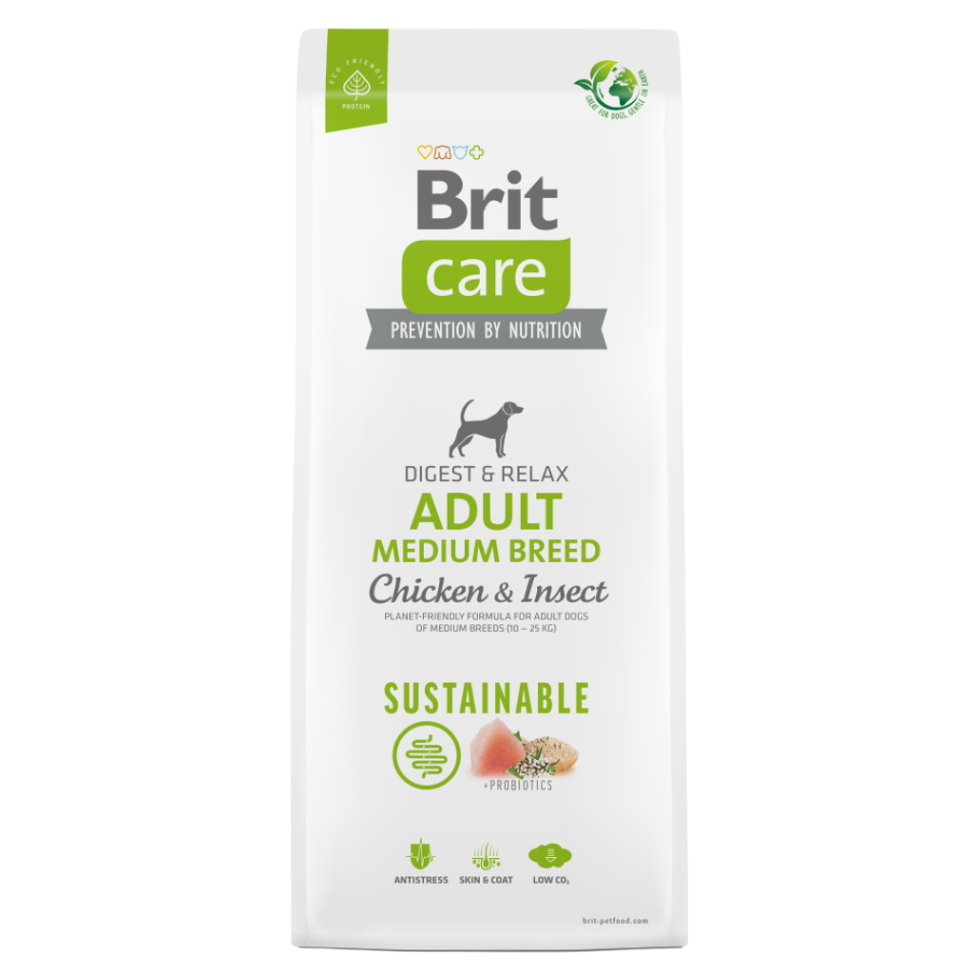 E-shop BRIT Care Sustainable Adult Medium Breed granule pro psy 1 ks, Hmotnost balení: 12 kg