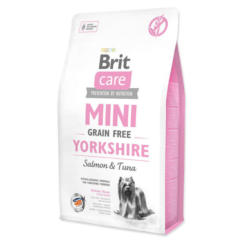 Levně BRIT Care Mini Grain Free Yorkshire granule pro jorkšírské teriéry 1 ks, Hmotnost balení: 7 kg