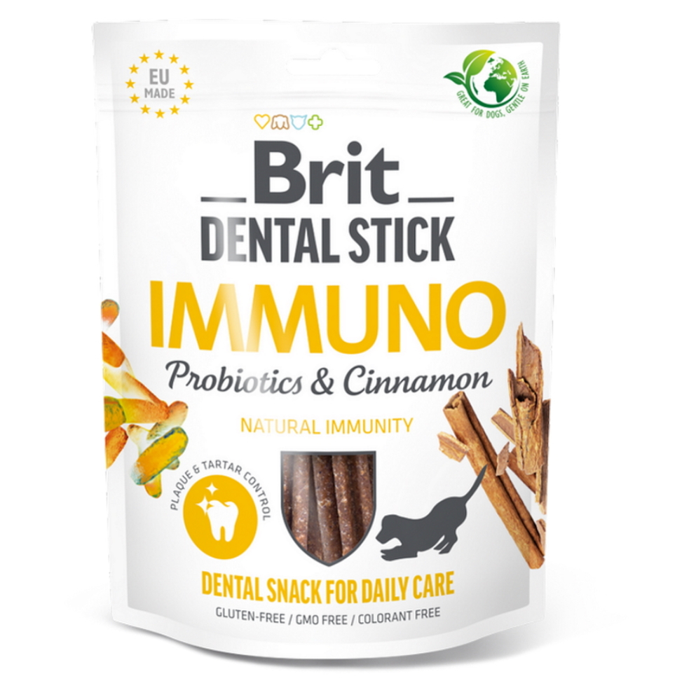 BRIT Dental Stick Immuno with Probiotics & Cinnamon 7 kusů