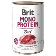 BRIT Mono Protein Beef konzerva pro psy 400 g