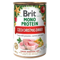 BRIT Mono Protein Štědrovečerní hostina konzerva pro psy 400 g