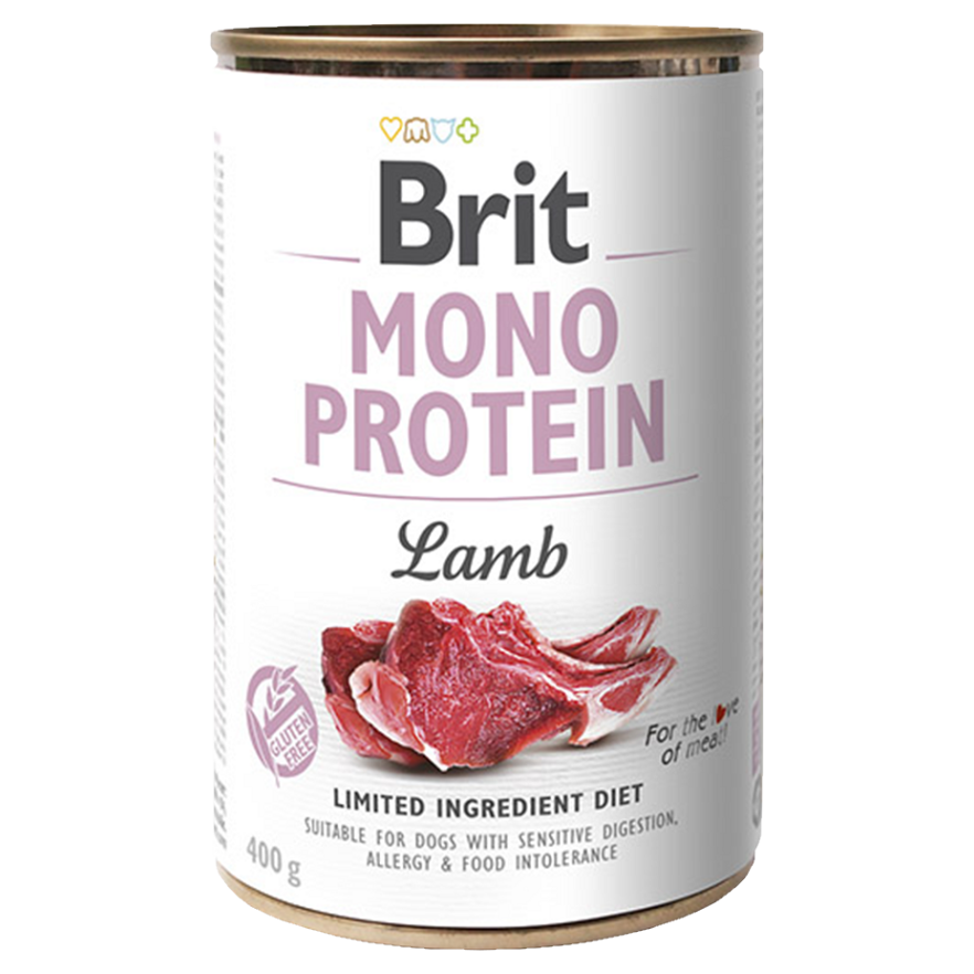 Levně BRIT Mono Protein Lamb konzerva pro psy 400 g