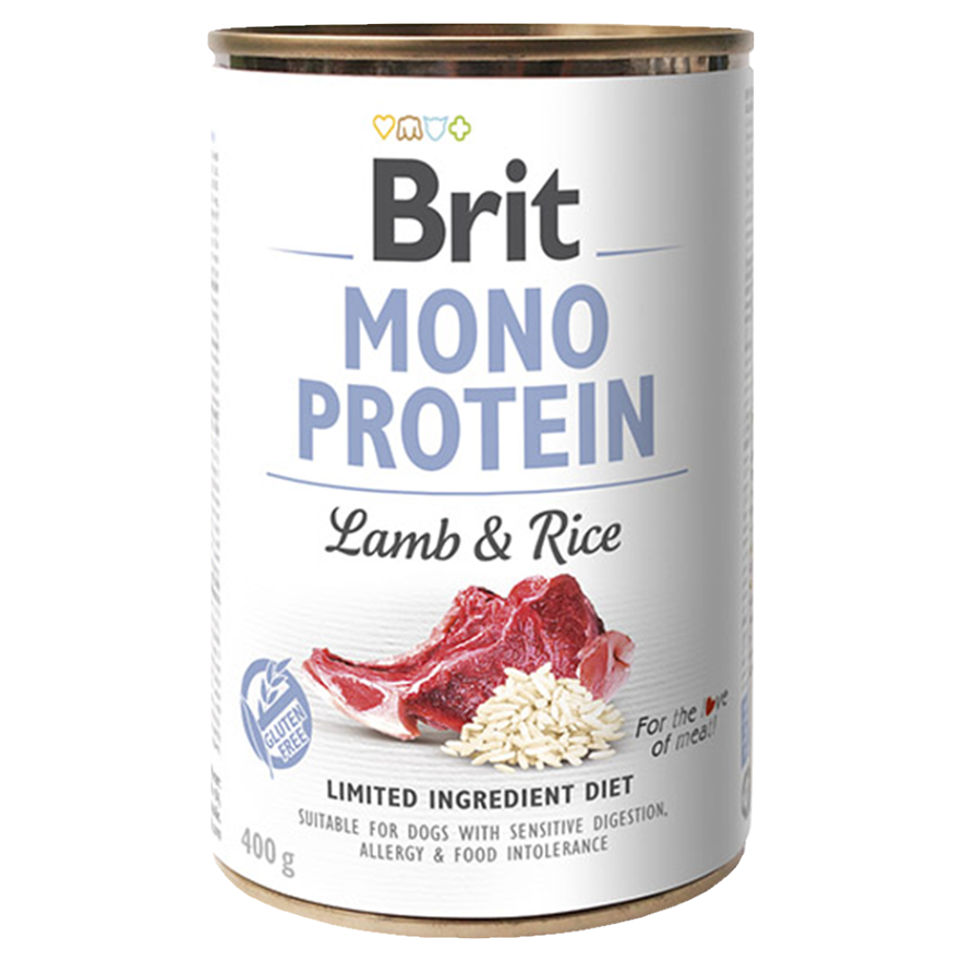 Levně BRIT Mono Protein Lamb & Rice konzerva pro psy 400 g