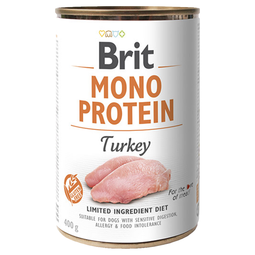 E-shop BRIT Mono Protein Turkey konzerva pro psy 400 g