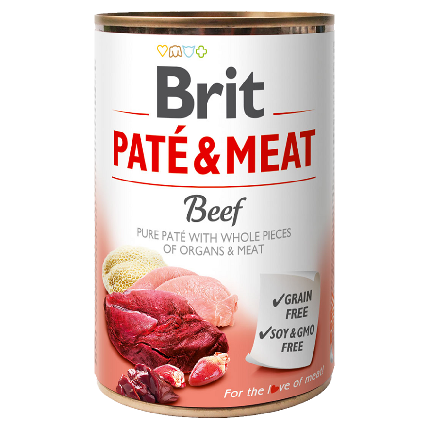 E-shop BRIT Paté & Meat Beef konzerva pro psy 400 g