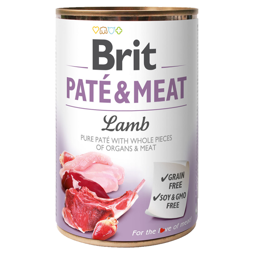 BRIT Paté & Meat Lamb konzerva pro psy 400 g