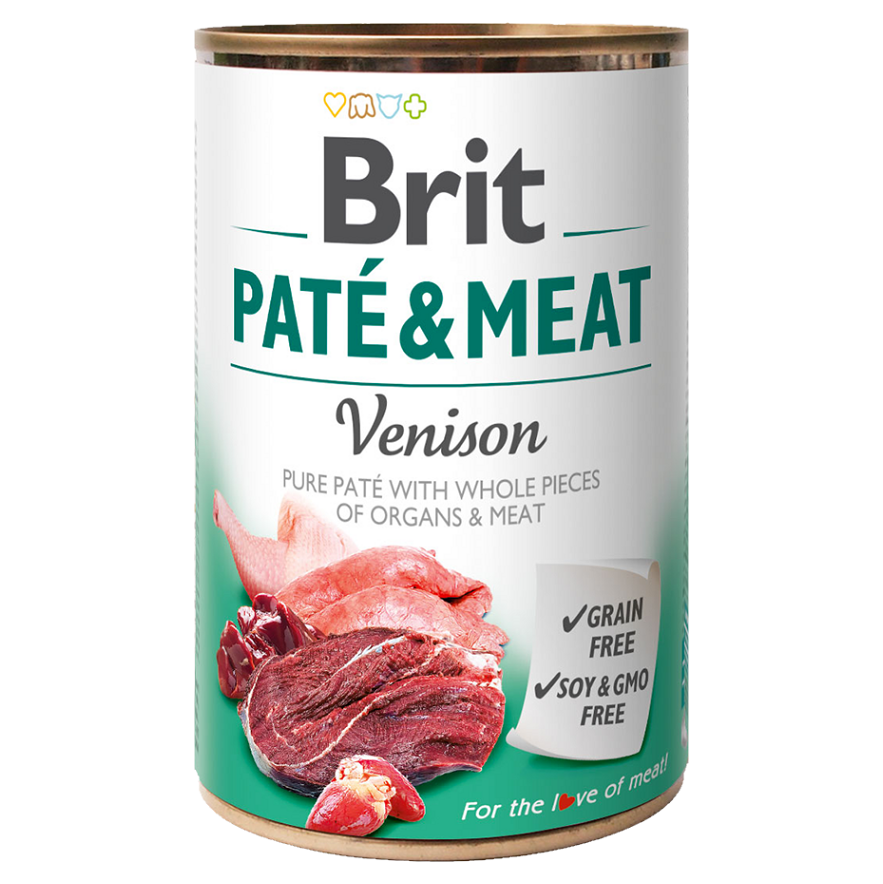 E-shop BRIT Paté & meat venison konzerva pro psy 400 g