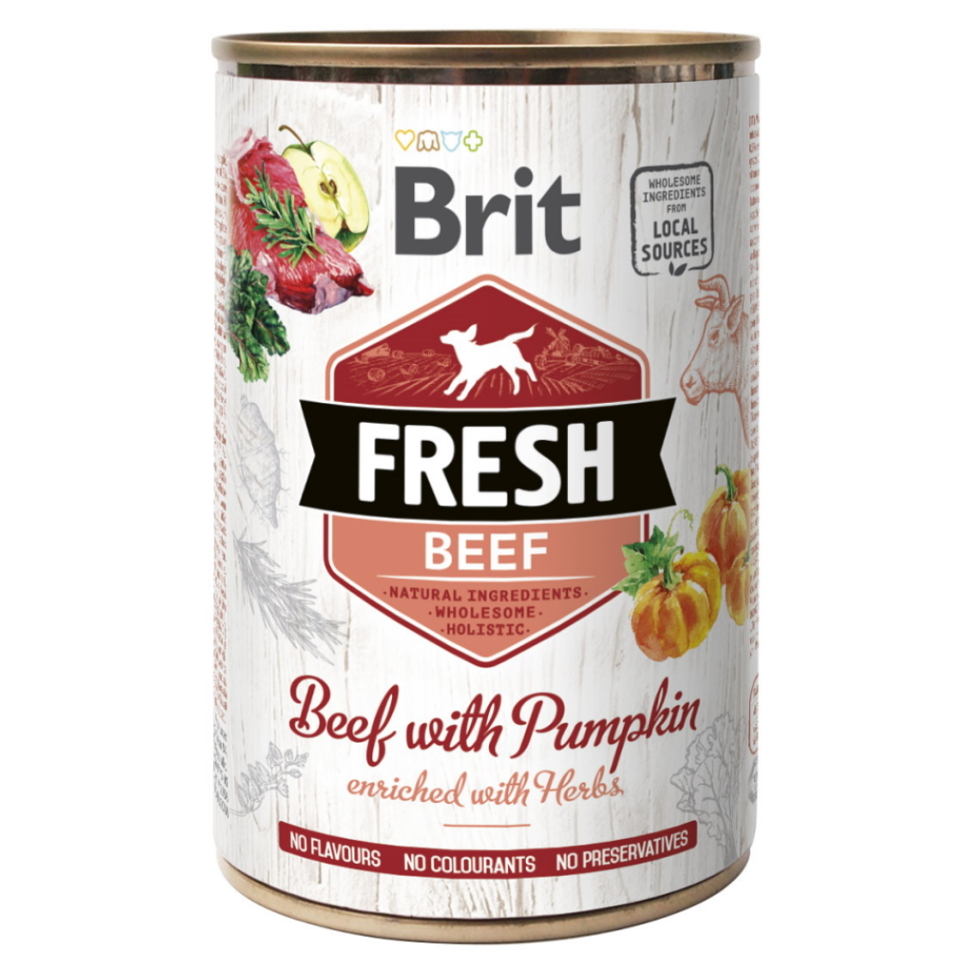 E-shop BRIT Fresh Beef with Pumpkin konzerva pro psy 400 g