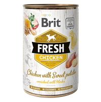 BRIT Fresh Chicken with Sweet Potato konzerva pro psy 400 g