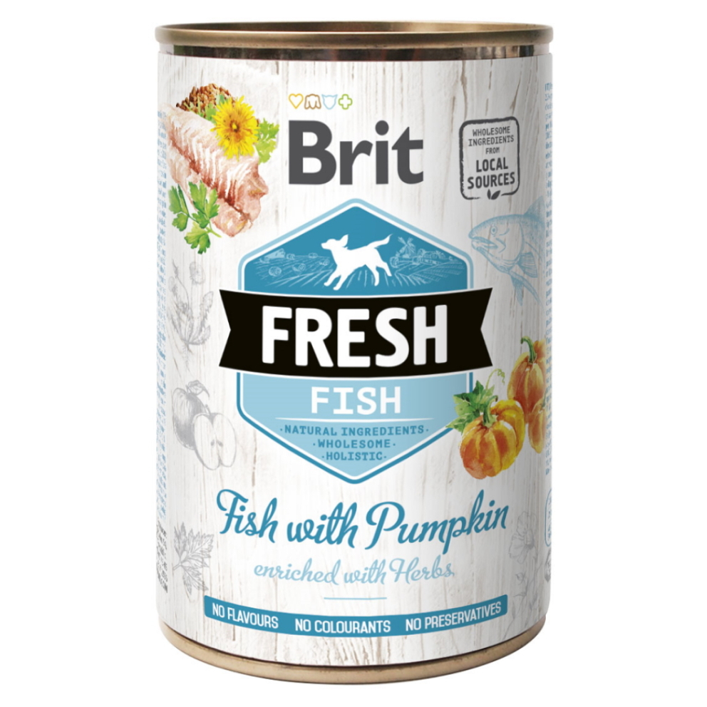 BRIT Fresh Fish with Pumpkin konzerva pro psy 400 g