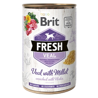 BRIT Fresh Veal with Millet konzerva pro psy 400 g