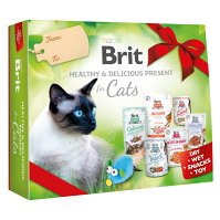 BRIT Healthy&Delicious present dárkový box pro kočky 1 ks