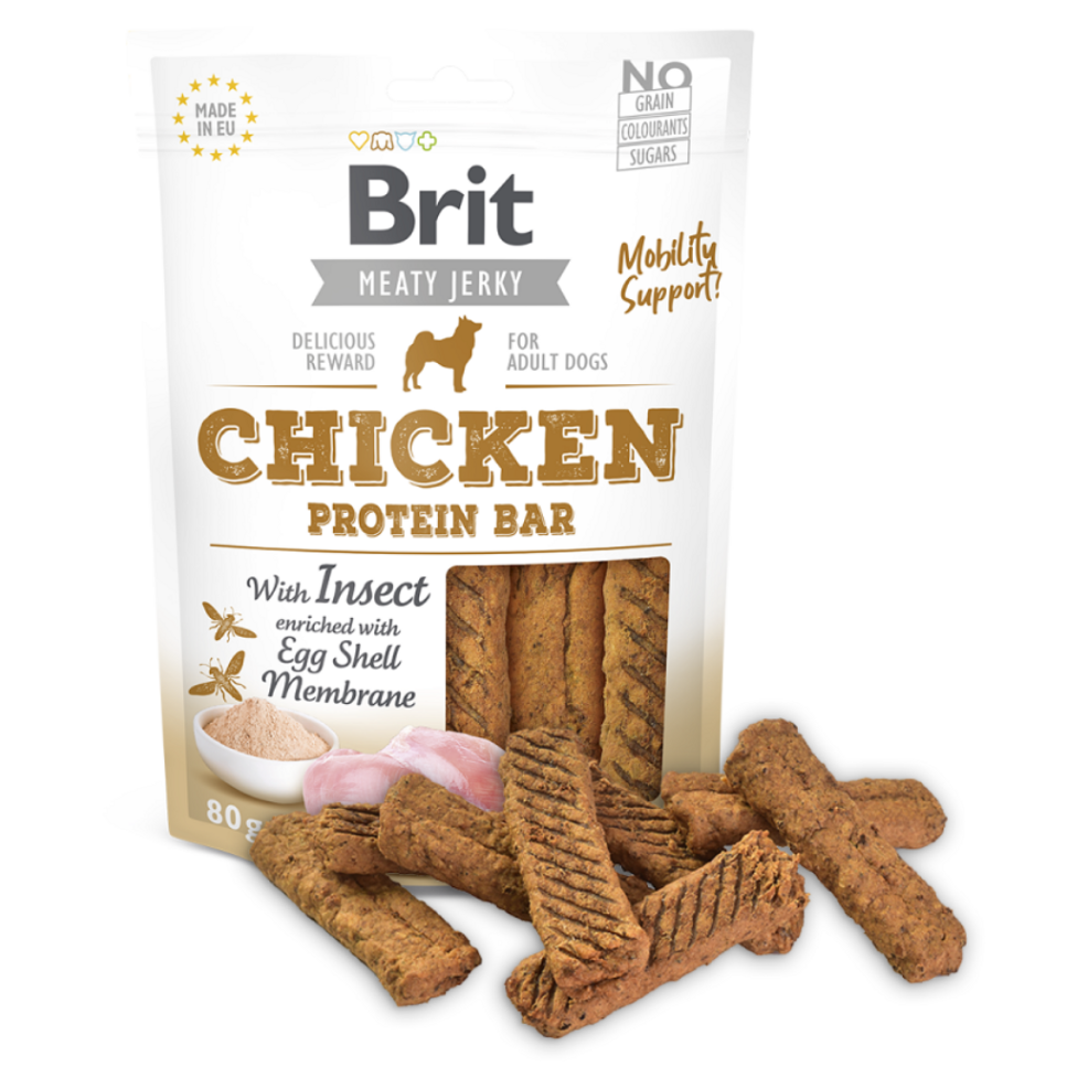 E-shop BRIT Jerky Chicken with Insect Protein Bar pamlsky pro psy 80 g