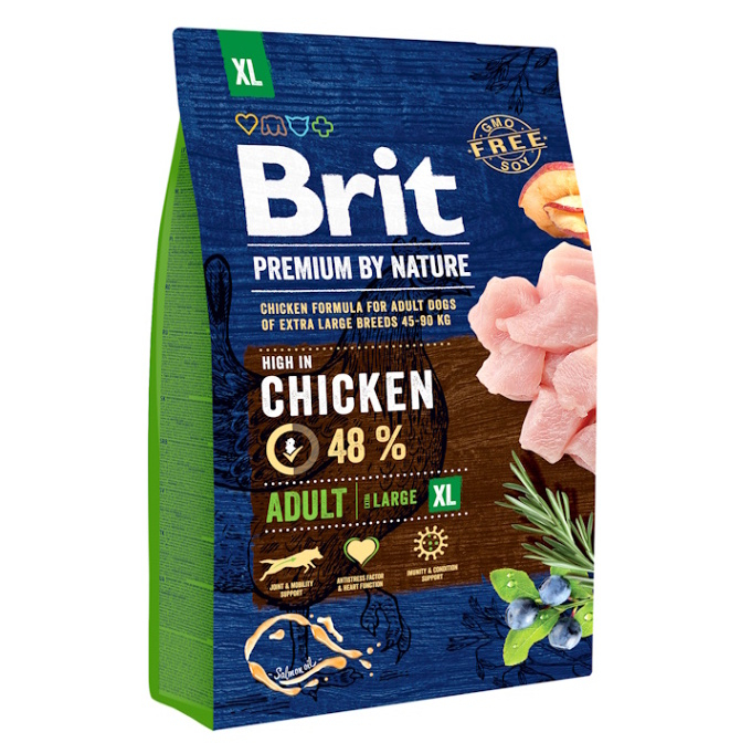 E-shop BRIT Premium by Nature Adult XL granule pro psy 1 ks, Hmotnost balení: 3 kg