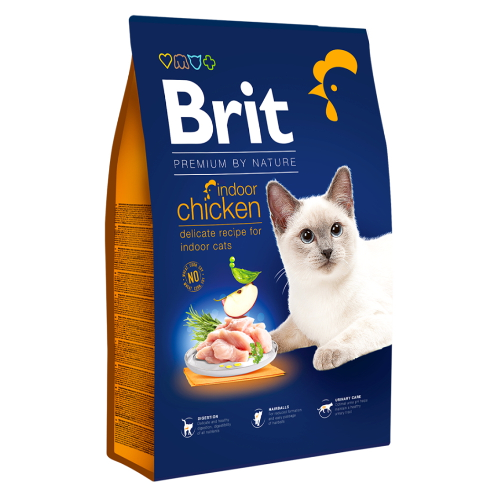 E-shop BRIT Premium by Nature Indoor Chicken granule pro kočky 1 ks, Hmotnost balení: 1,5 kg