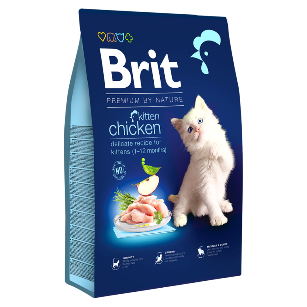 E-shop BRIT Premium by Nature Kitten Chicken granule pro koťata 1 ks, Hmotnost balení: 1,5 kg