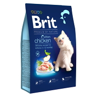 BRIT Premium by Nature Kitten Chicken granule pro koťata 1 ks, Hmotnost balení: 8 kg