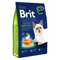 BRIT Premium by Nature Sterilized Salmon granule pro kočky 1 ks, Hmotnost balení: 1,5 kg