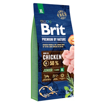 BRIT Premium by Nature Junior XL granule pro extra velké psy 1 ks, Hmotnost balení: 15 kg