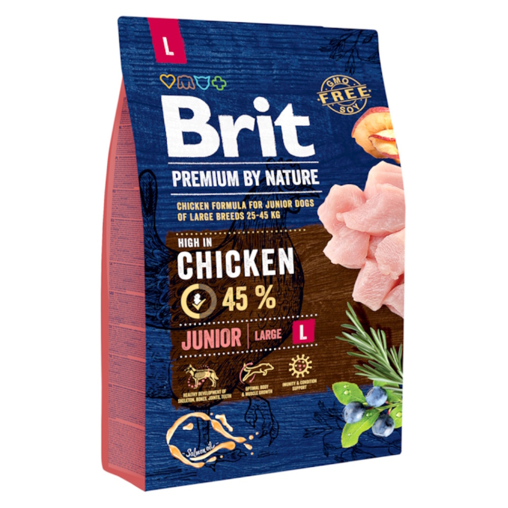 E-shop BRIT Premium by Nature Junior L granule pro štěňata 1 ks, Hmotnost balení: 15 kg
